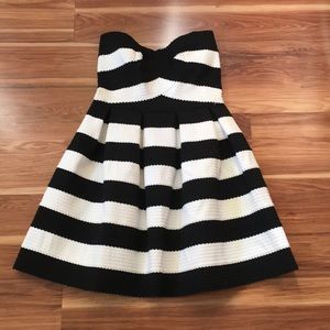 Strapless bandage dress